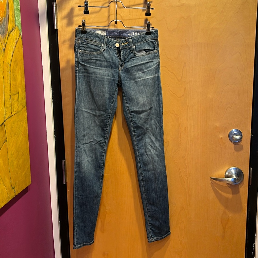 Light wash always skinny denim jeans